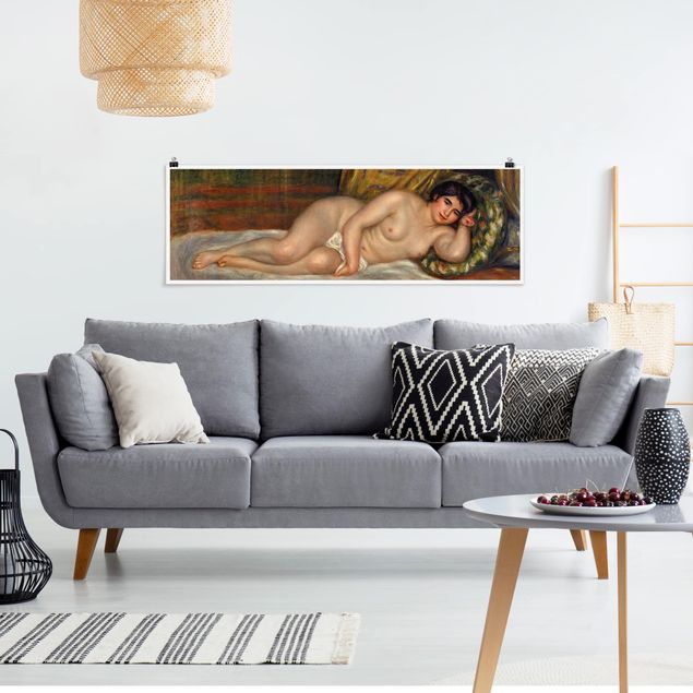Poster Kunstdruck Auguste Renoir - Liegender Akt