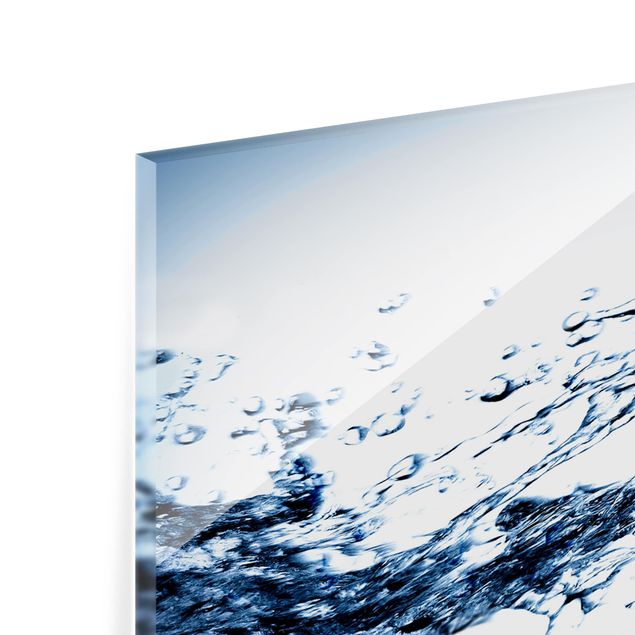 Spritzschutz Glas - Water Splash - Querformat - 2:1