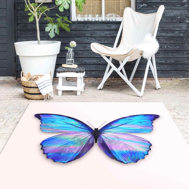 Teppiche Holografischer Schmetterling