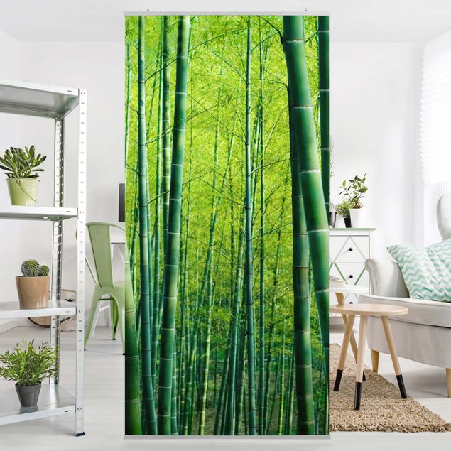 Vorhang Raumteiler Bambuswald
