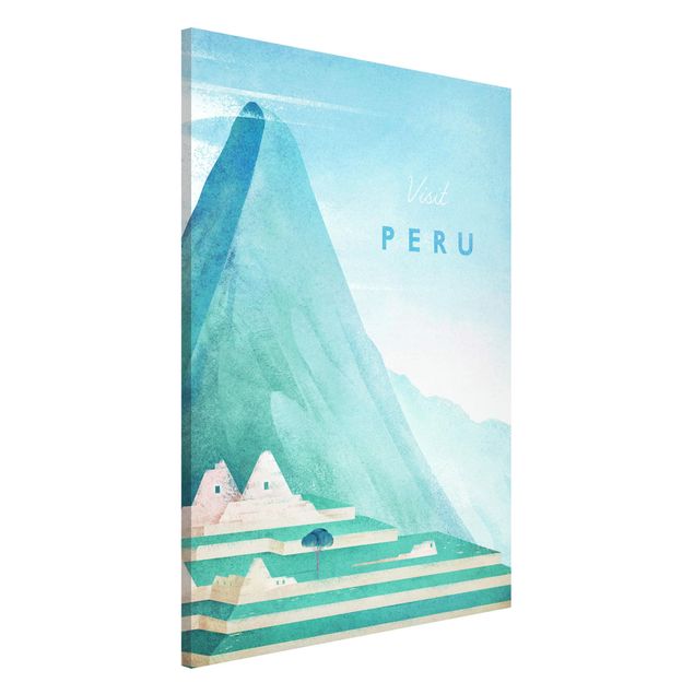 Magnettafel Skyline Reiseposter - Peru