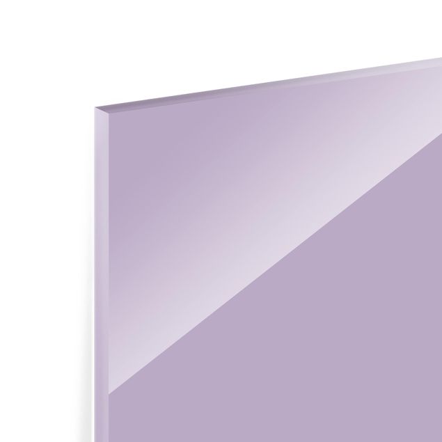 Glas Spritzschutz - Lavendel - Quadrat - 1:1