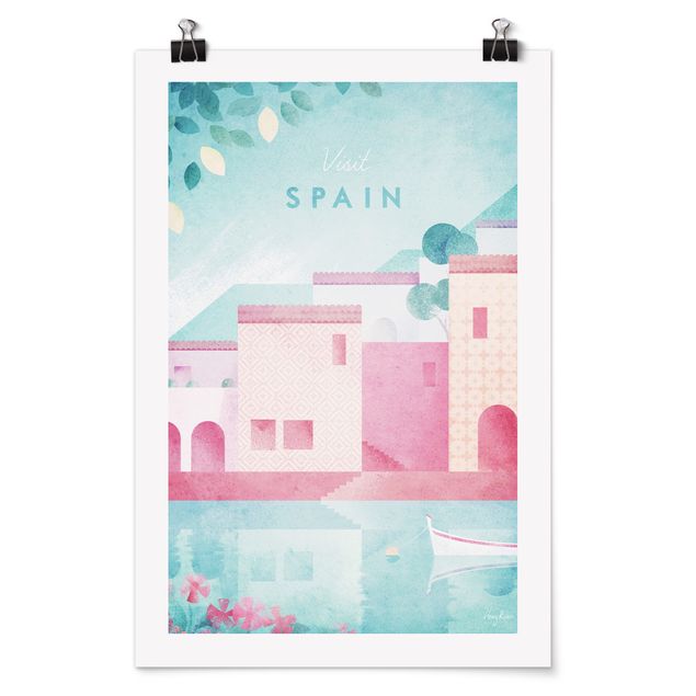 Poster Städte Reiseposter - Spanien