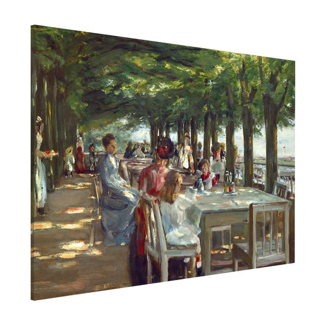 Kunstdrucke Impressionismus Max Liebermann - Terrasse des Restaurants Jacob