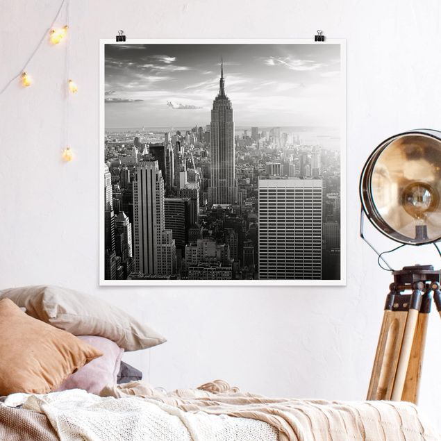 Städte Poster Manhattan Skyline
