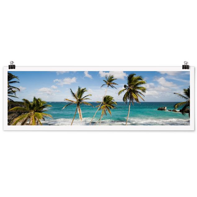 Schöne Wandbilder Beach of Barbados