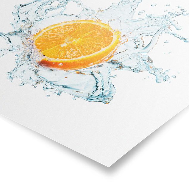Poster - Frische Orange - Quadrat 1:1