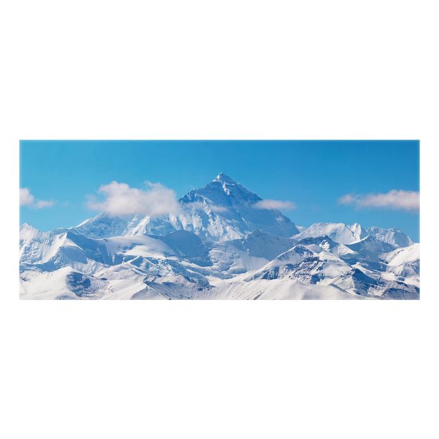 Spritzschutz Glas - Mount Everest - Panorama - 5:2