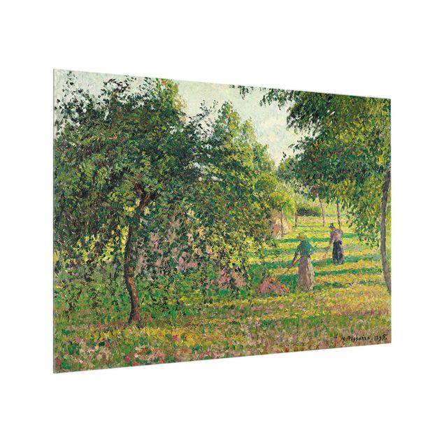 Spritzschutz Glas magnetisch Camille Pissarro - Apfelbäume