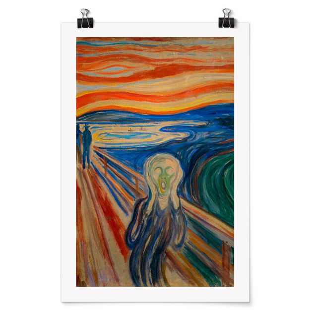Poster Kunstdruck Edvard Munch - Der Schrei