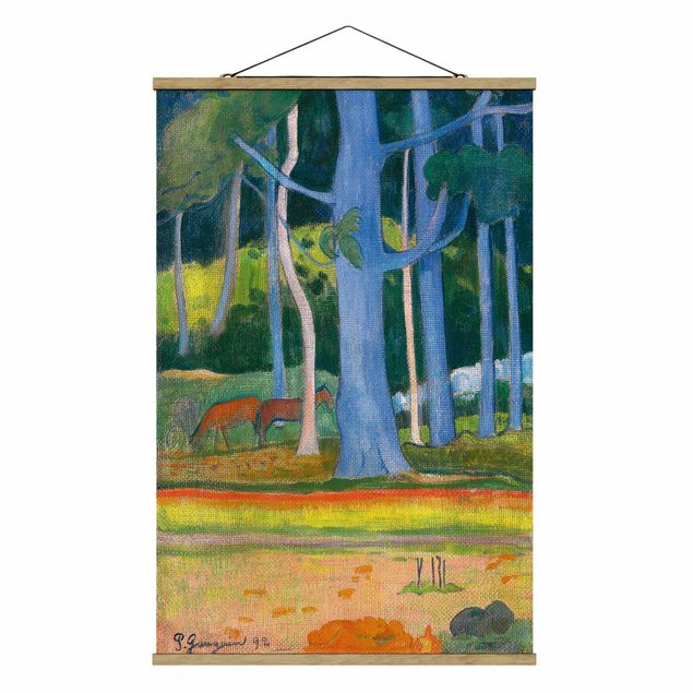 Bilder für die Wand Paul Gauguin - Waldlandschaft