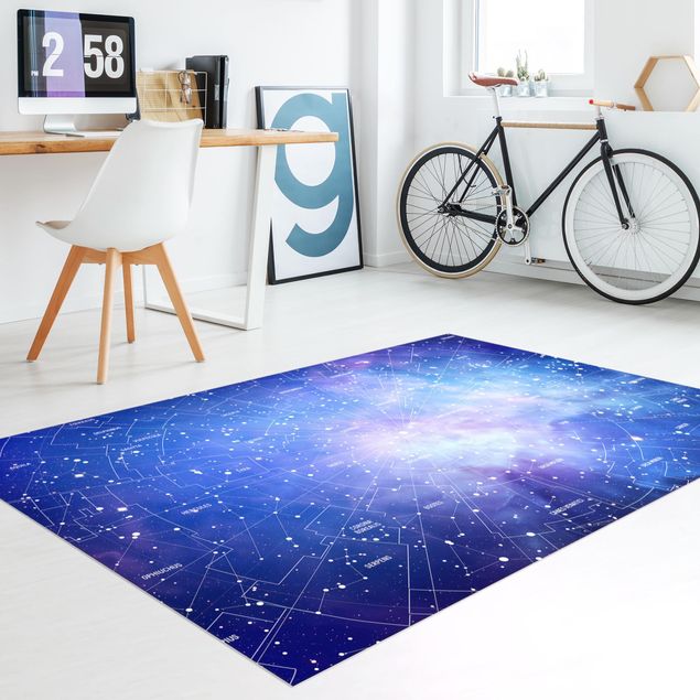 Teppiche Sternbild Himmelkarte