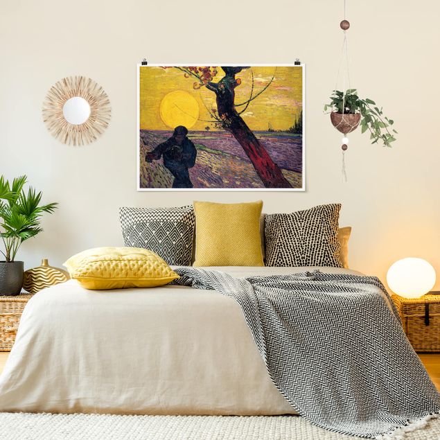 Pointillismus Bilder Vincent van Gogh - Sämann