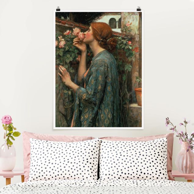 Kunstkopie Poster John William Waterhouse - Die Seele der Rose