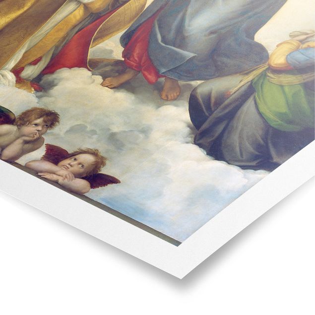 Poster Raffael - Die Sixtinische Madonna