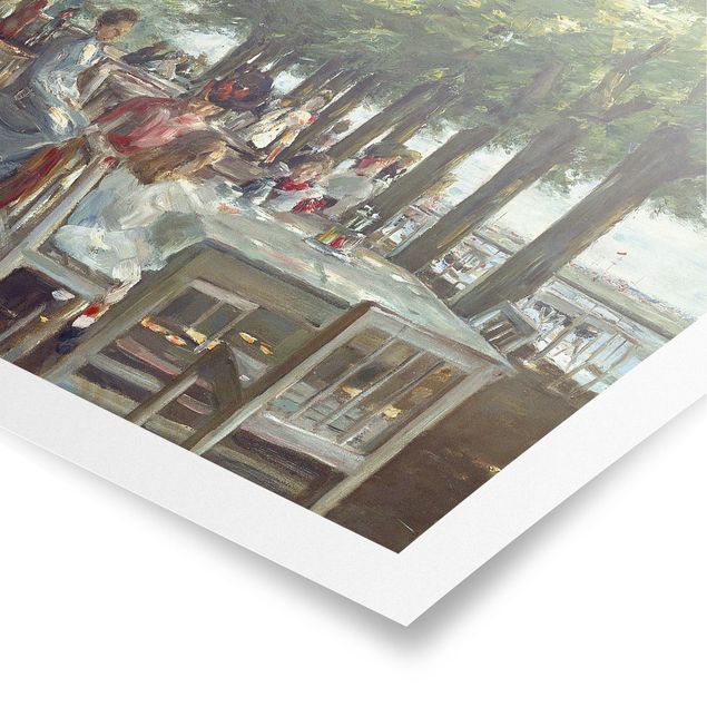 Wandbilder Max Liebermann - Terrasse des Restaurants Jacob