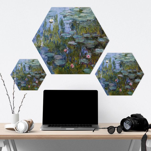 Hexagon Bild Forex - Claude Monet - Seerosen (Nympheas)
