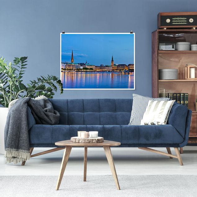 Wandbilder Hamburg Skyline