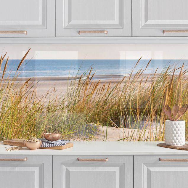 Küchenrückwand - Stranddüne am Meer