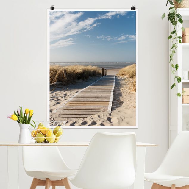 Poster Natur Ostsee Strand