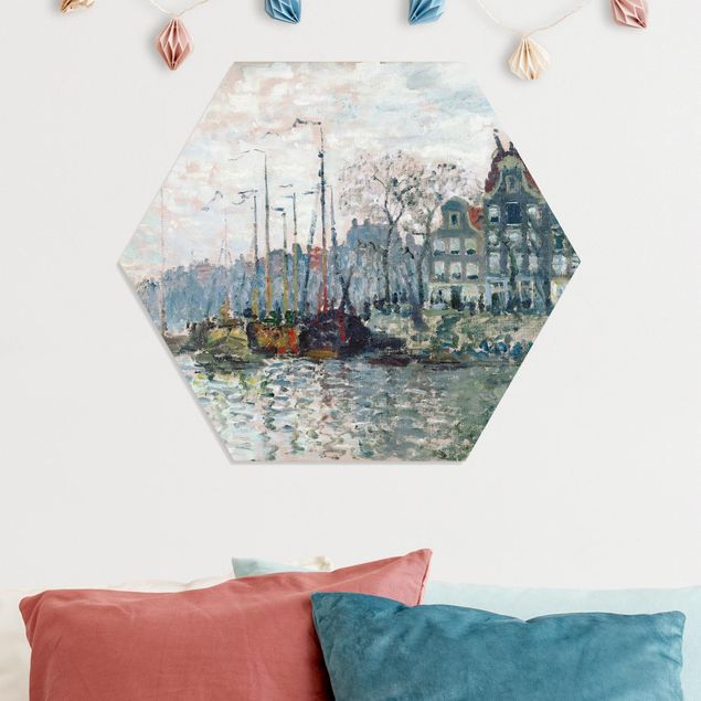 Foto auf Hartschaumplatte Claude Monet - Kromme Waal Amsterdam