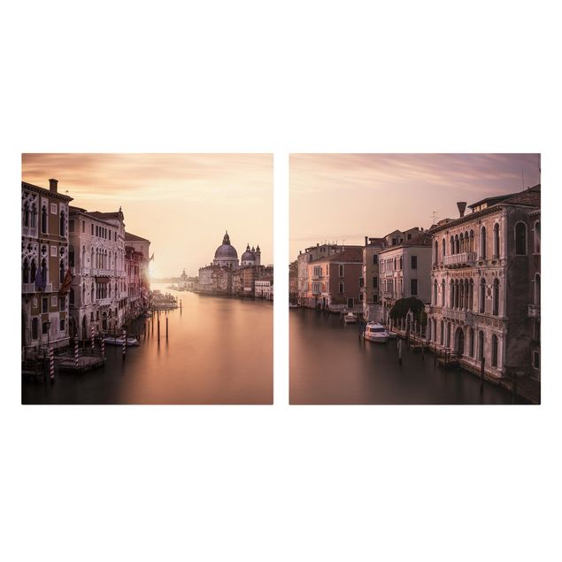 Bilder auf Leinwand Abendstimmung in Venedig
