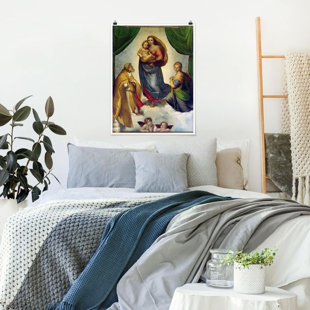 Raffael Gemälde Raffael - Die Sixtinische Madonna