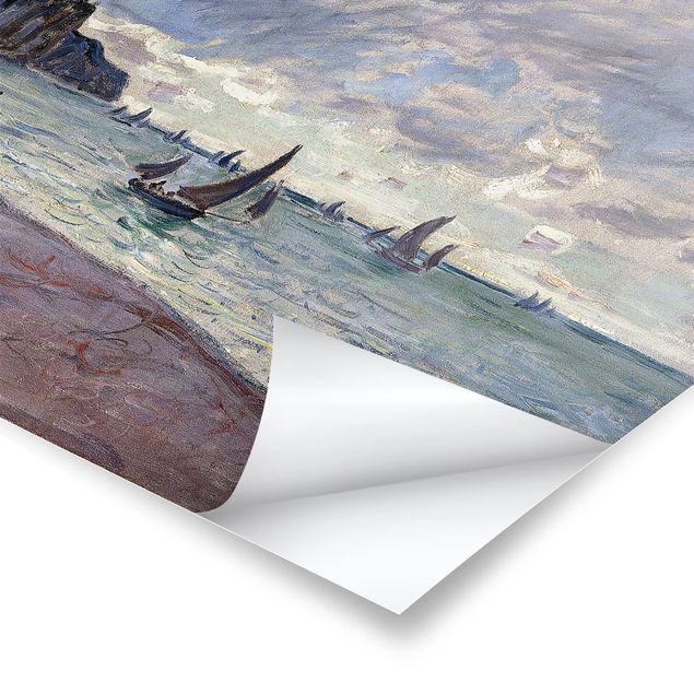Poster Claude Monet - Küste von Pourville