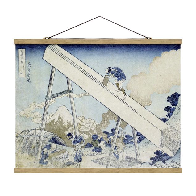 Kunstdrucke Katsushika Hokusai - In den Totomi Bergen