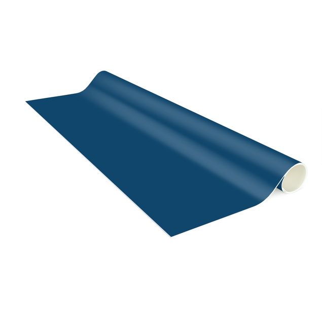 Moderner Teppich Preussisch-Blau