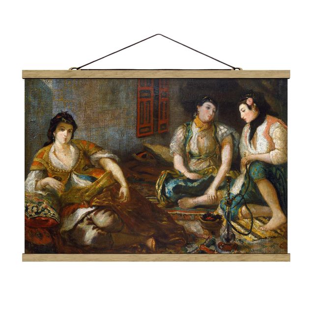 Stoffbilder Eugène Delacroix - Drei arabische Frauen