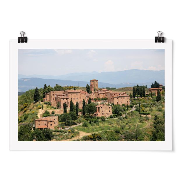 Poster - Charming Tuscany - Querformat 2:3