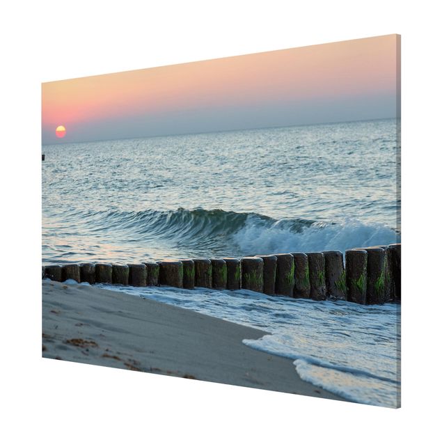 Bilder für die Wand Sonnenuntergang am Meer