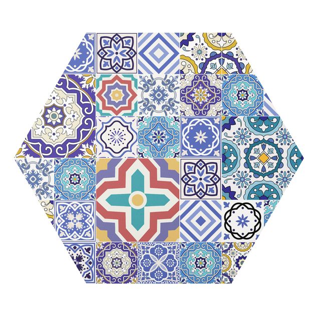 Hexagon Bild Forex - Fliesenspiegel - Aufwändige Portugiesische Fliesen