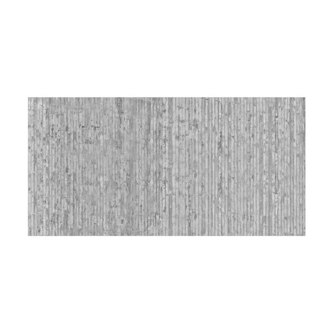 Moderner Teppich Betonoptik Tapete mit Streifen