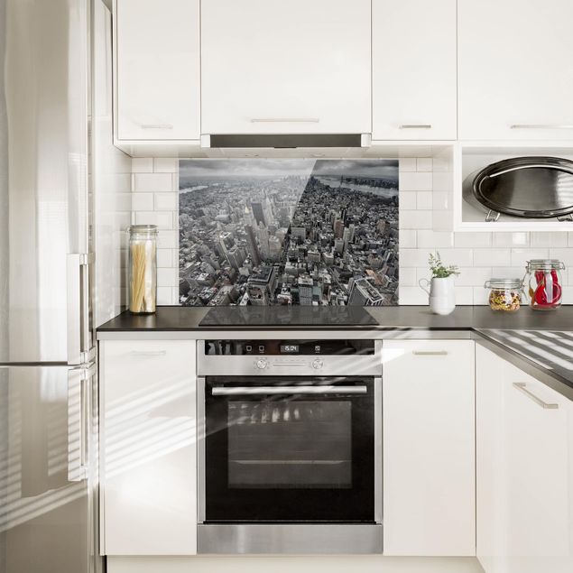 Küchenspritzschutz Blick über Manhattan