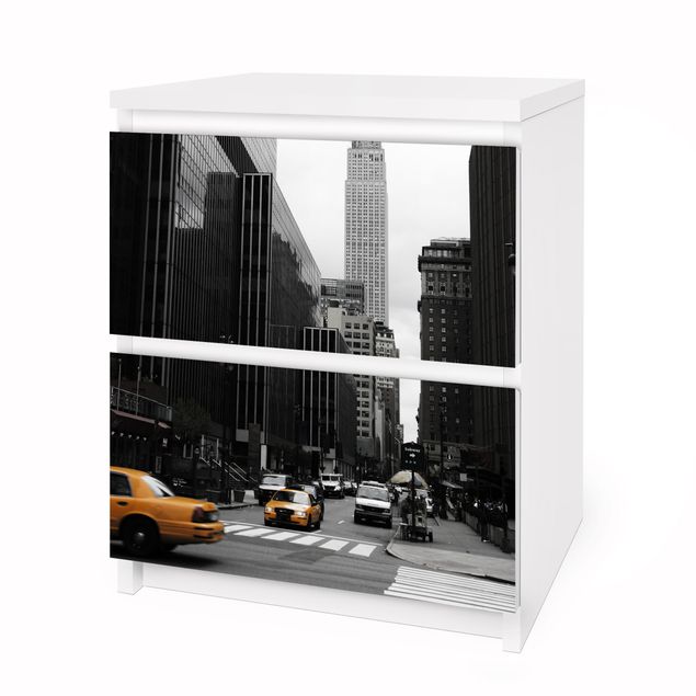 Schwarz-Weiß Folie selbstklebend Empire State Building