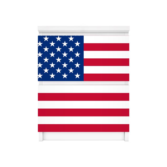 Selbstklebende Folie Fensterbank Flag of America 1