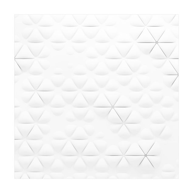 Moderner Teppich Abstrakte Dreiecke in 3D