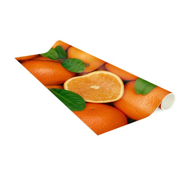 Moderne Teppiche Saftige Orangen