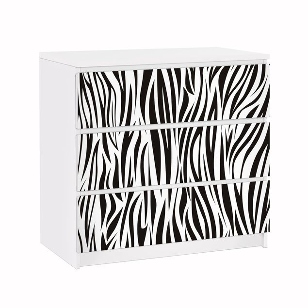 Wand Klebefolie Zebra Pattern