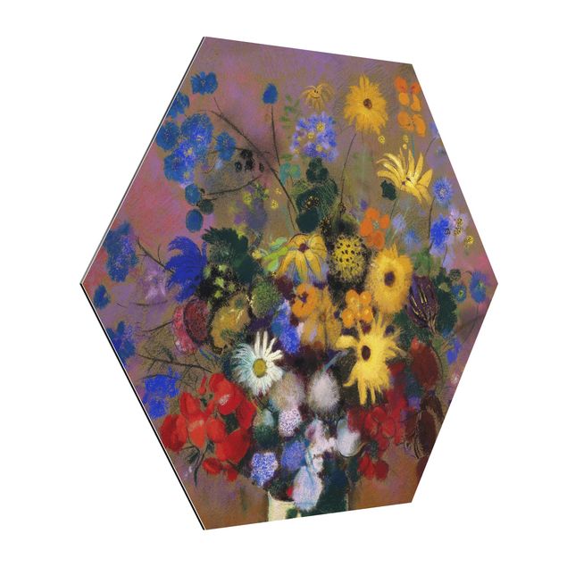 Kunstkopie Odilon Redon - Blumen in einer Vase