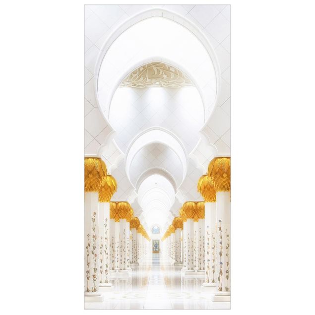 Raumteiler - Moschee In Gold 250x120cm