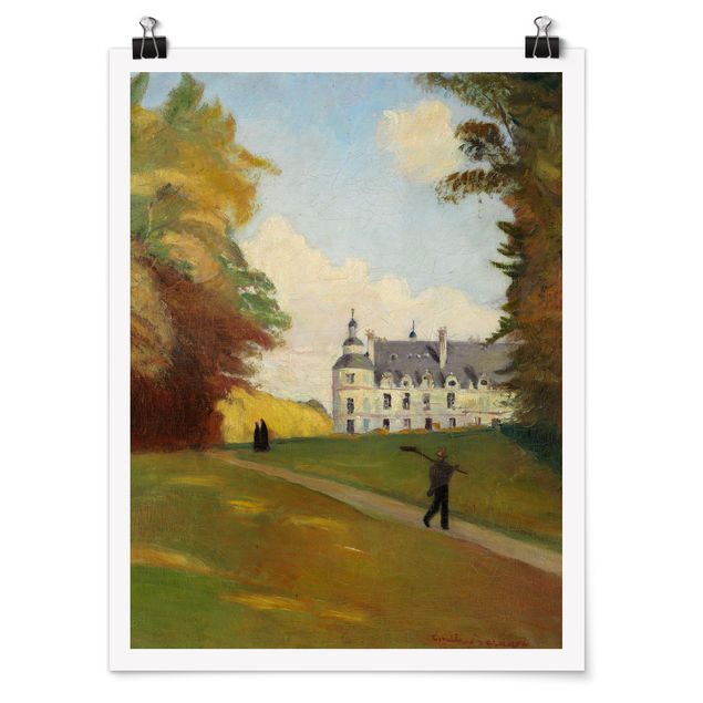 Poster Emile Bernard - Beim Schloss Tanlay