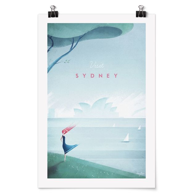 Retro Poster  Reiseposter - Sidney