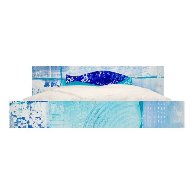 Selbstklebende Folie Fensterbank Fish in the blue