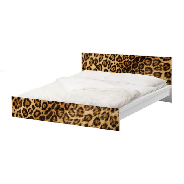 Möbelfolie für IKEA Malm Bett niedrig 180x200cm - Klebefolie Jaguar Skin