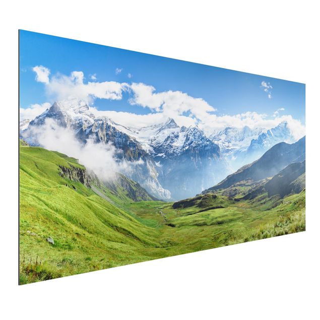 Bilder für die Wand Schweizer Alpenpanorama