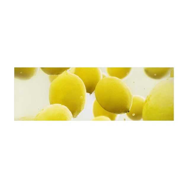 Teppich Esszimmer Zitronen im Wasser