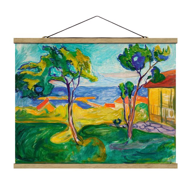 Bilder für die Wand Edvard Munch - Der Garten
